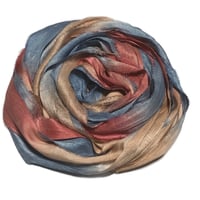 Image 6 of 10YD. SANTA FE HAND DYED SARI SILK RIBBON BY COLOR BURST SILK