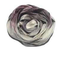 Image 3 of 10YD. SPIDER WEB HAND DYED SARI SILK RIBBON BY COLOR BURST SILK