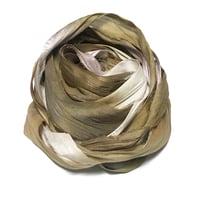 Image 3 of Ready To Ship! 10YD. MANE AND TAIL HAND DYED SARI SILK RIBBON BY COLOR BURST SILK