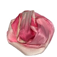 Image 2 of Ready To Ship! 10YD. BE MY VALENTINE HAND DYED SARI SILK RIBBON BY COLOR BURST SILK