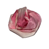 Image 4 of Ready To Ship! 10YD. BE MY VALENTINE HAND DYED SARI SILK RIBBON BY COLOR BURST SILK