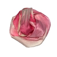 Image 5 of Ready To Ship! 10YD. BE MY VALENTINE HAND DYED SARI SILK RIBBON BY COLOR BURST SILK