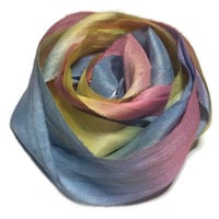 Image 6 of Ready To Ship! 10YD. SWEET DREAMS HAND DYED SARI SILK RIBBON BY COLOR BURST SILK