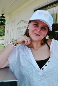 Image 1 of Pastel Hearts Hat