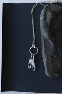 Image 3 of Winter Solstice Silver Clear Quartz Necklace