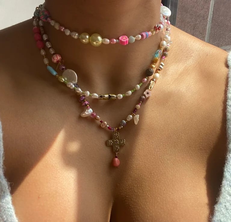 Pink Protection Necklace