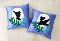 Image 4 of Neverland Peter Pan Tinkerbell Cameo Decorative Spring Green Pillow Cover Set. Kids Room Decor