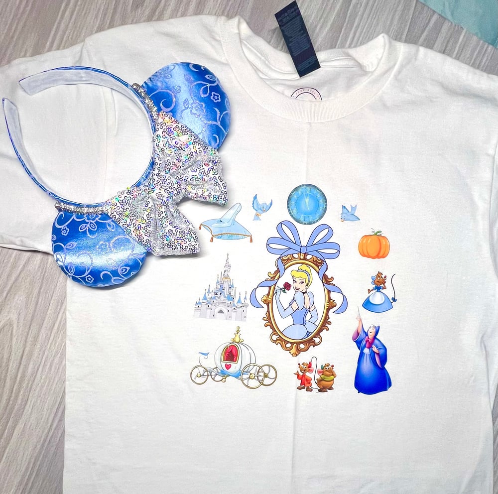 Image of Cinderella Mirror Coquette Bow Tee