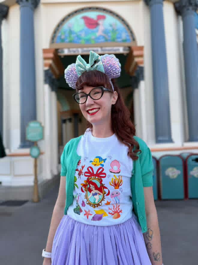 Image of Ariel Mirror Coquette Bow tee