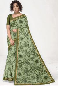 Image 1 of Bollywood Inspired Satin Silk Saree With Blouse Wedding Saree, Party Wear Saree, Saree for women