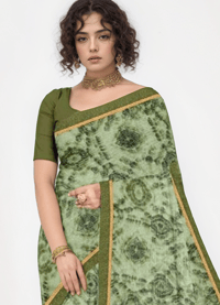 Image 2 of Bollywood Inspired Satin Silk Saree With Blouse Wedding Saree, Party Wear Saree, Saree for women