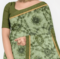 Image 3 of Bollywood Inspired Satin Silk Saree With Blouse Wedding Saree, Party Wear Saree, Saree for women