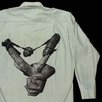 Image 3 of Slingshot light green shirt