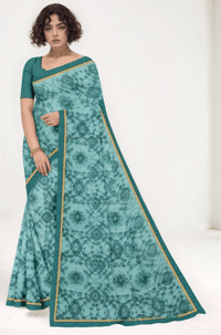 Image 1 of Soft Linen Cotton Saree Customized Ready To Wear Saree Blouse Customized Blouse Design, Party Wear