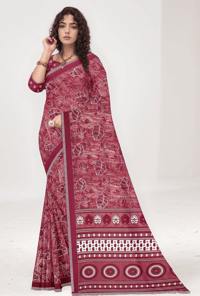 Image 1 of Soft  Cotton Saree Customized Ready To Wear Saree Blouse Customized Blouse Design Party Wear