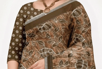 Image 3 of Beautiful Saree Designer Hand Work Saree, Party Wear Saree Indian Wedding Saree Customized Blouse De