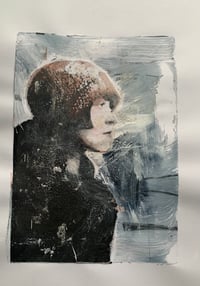 Clarise mixed media art on paper art fundraiser #24 