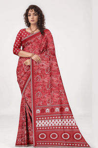 Image 1 of Beautiful Saree Designer Hand Work Saree, Party Wear Saree Indian Wedding Saree Customized Blouse 