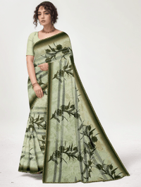 Image 1 of Beautiful Saree Designer Hand Work Saree Party Wear Saree Indian Wedding Saree Customized Blousee 