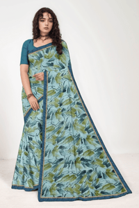 Image 1 of Sarees For Women,  Celebrity Style Party Wear Saree Indian Bridesmaids Wedding Bridal Sari With Embr