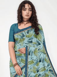 Image 2 of Sarees For Women,  Celebrity Style Party Wear Saree Indian Bridesmaids Wedding Bridal Sari With Embr