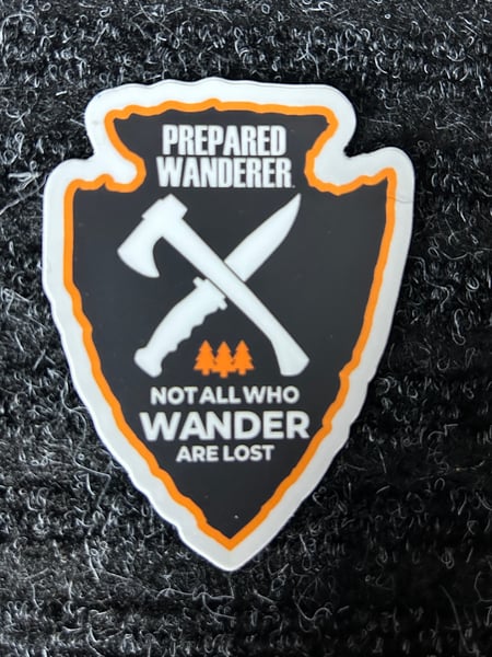 Image of Arrowhead Sticker UV Coated