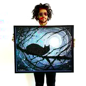 Image of Kind Of Blue Orb & Glitter Cat