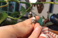 Image 3 of Fat opossum earrings (PREORDERS!)