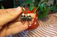 Image 2 of Fat opossum earrings (PREORDERS!)
