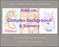 Add-on: Backgrounds & Scenery (for custom commissions)