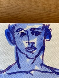 Image 2 of Watercolour ~ Blue Boys XXVI