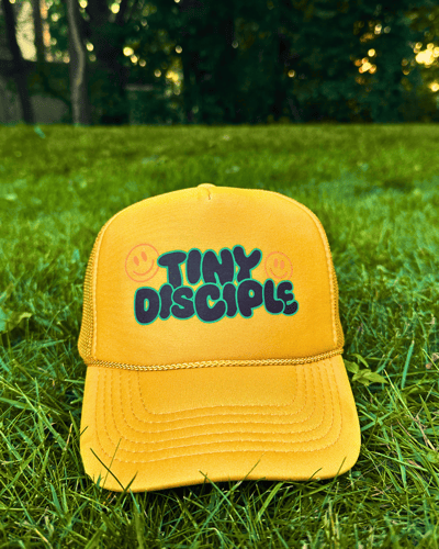 Image of Tiny Disciple Youth Trucker Hat [Gold]