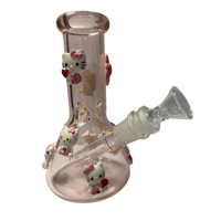 Image 2 of Pink Hello Kitty Bong 6.5"