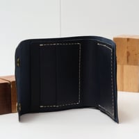 Image 2 of Fold Over Two Snap Wallet vegetable-tanned