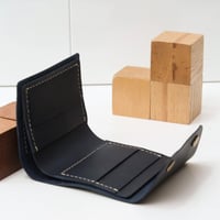Image 3 of Fold Over Two Snap Wallet vegetable-tanned