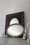 Miroir décor de roses