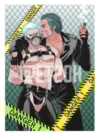 Image 1 of Nasty Dog -AdachiHan Risograph print- (EU/UK ok!)