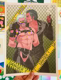 Image 2 of Nasty Dog -AdachiHan Risograph print- (EU/UK ok!)