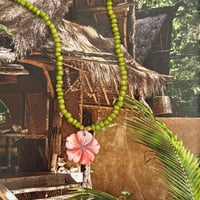 Image 2 of Luau party kralenketting met kleine bloem