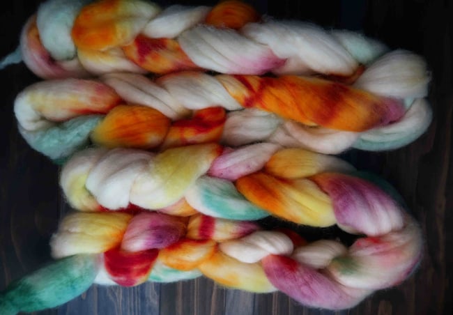 Ambrosia Salad Combed Top - Bluefaced Leicester