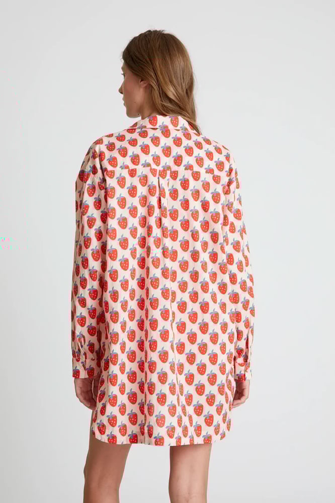 Image of Camisa oversize estampado Strawberry Beach