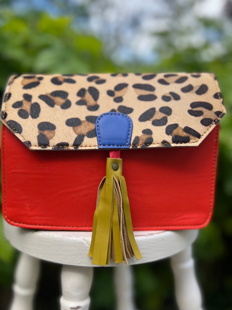 Image of Harlequin Collection - Animal Print/Recycled Leather #25BB
