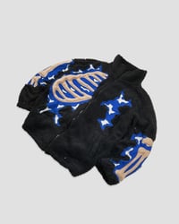 Image 2 of CRACKY 3D BONES SHERPA JACKET SIZE L