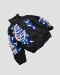 Image 3 of CRACKY 3D BONES SHERPA JACKET SIZE L