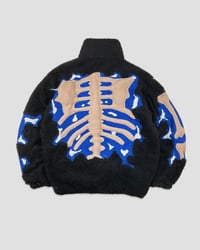 Image 5 of CRACKY 3D BONES SHERPA JACKET SIZE L