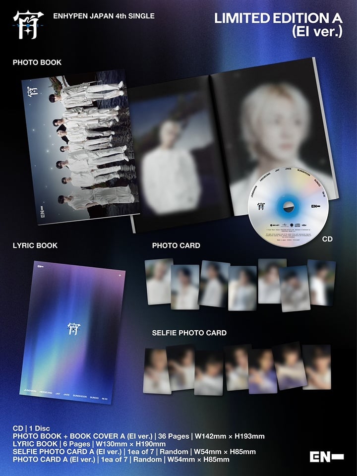 Image of [PRE-ORDER] Enhypen Japan 4th Single ‘YOI’ (EN + EI + Standard) + Weverse Shop POBs