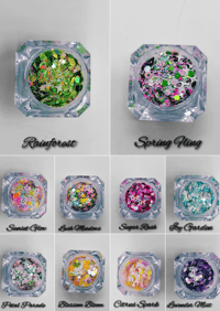 Image 1 of Tropical Bloom Glitter Collection