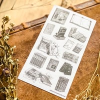 Image 2 of Antique Library Sticker Sheet