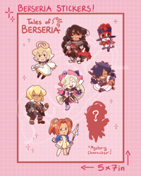 Image of Tales of Berseria Stickers!