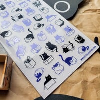 Image 2 of Box Cats Sticker Sheet